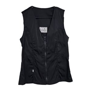 SILVERTAB LEVIS x VINTAGE‎ parachute full zip vest in black SAMPLE GARMENT